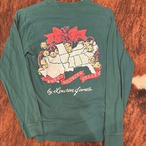 Lauren James Green Long Sleeve Shirt